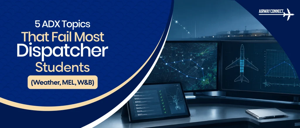5 ADX Topics That Fail Most Students During Aircraft Dispatcher Certification